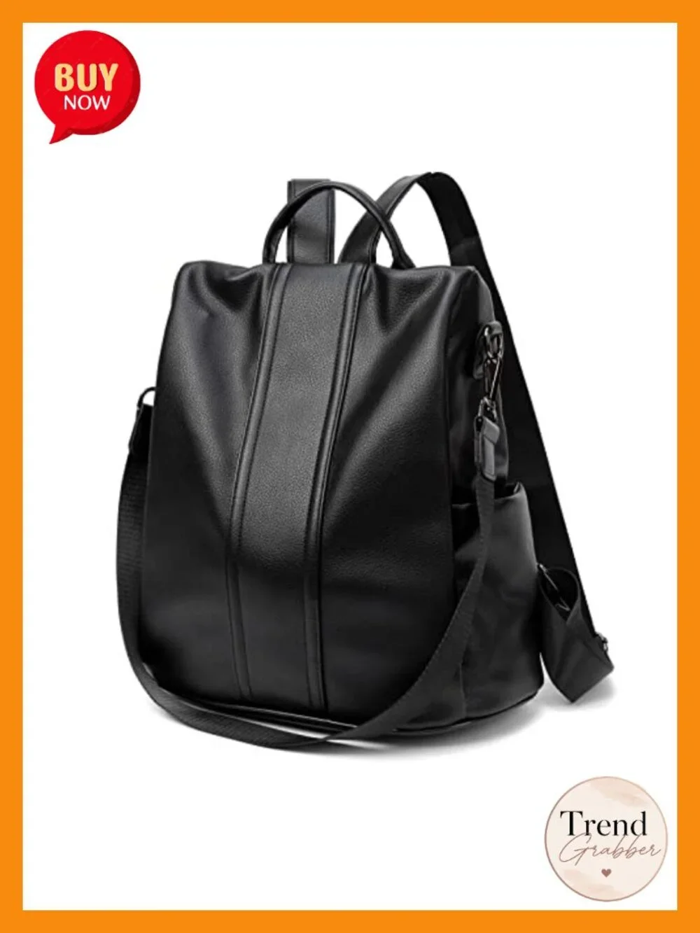Women's Waterproof Nylon Anti-Theft Travel Backpack Purse with Adjustable